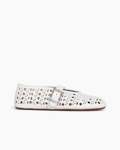 Hollow Geometric Design Breathable Mary Jane Sandals