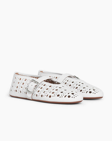 Hollow Geometric Design Breathable Mary Jane Sandals