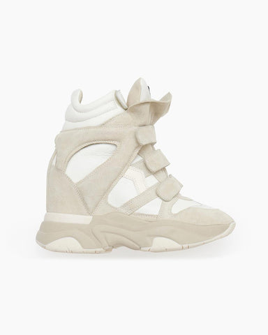 Women's Hidden Wedge High-Top Platform Sneakers