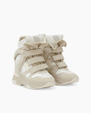 Women's Hidden Wedge High-Top Platform Sneakers