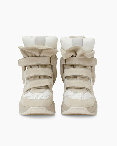 Women's Hidden Wedge High-Top Platform Sneakers