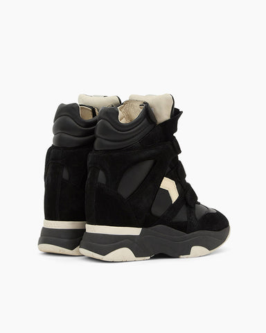 Women's Hidden Wedge High-Top Platform Sneakers