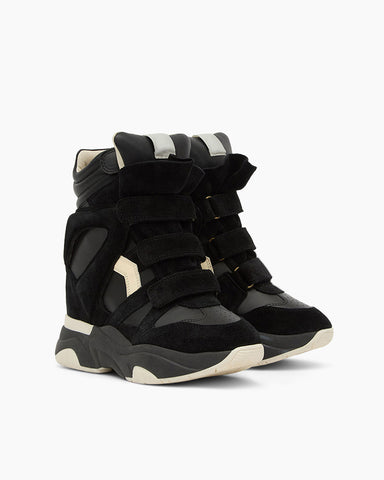 Women's Hidden Wedge High-Top Platform Sneakers