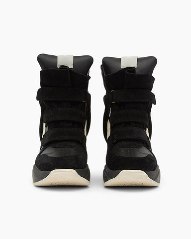 Women's Hidden Wedge High-Top Platform Sneakers