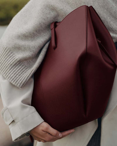 Cyme Textured Leather Tote Bag