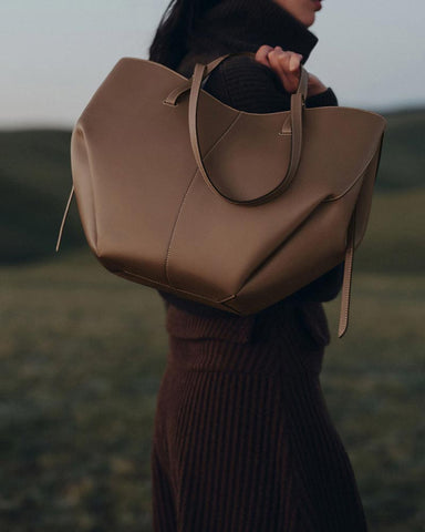 Cyme Textured Leather Tote Bag
