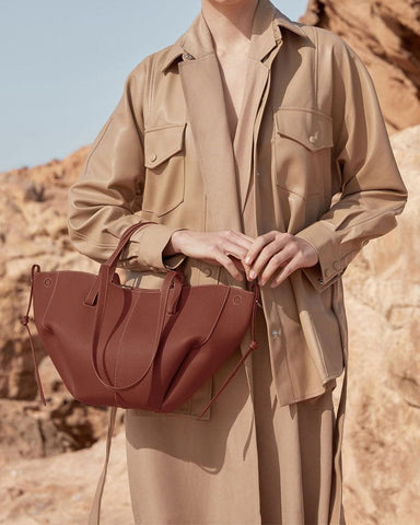 Cyme Mini Textured Leather Bag