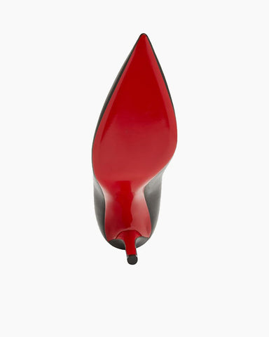 Apostrophy Leather Pointed Red-Sole Pumps