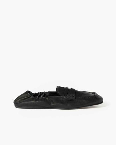 Ruches nappa leather loafers