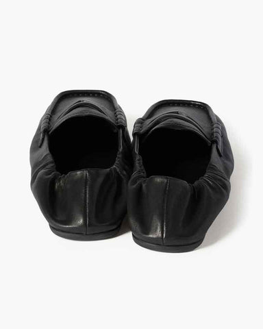 Ruches nappa leather loafers