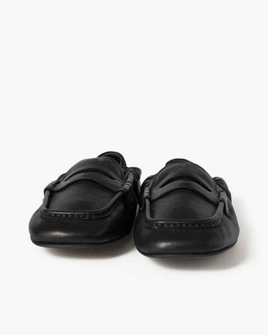 Ruches nappa leather loafers