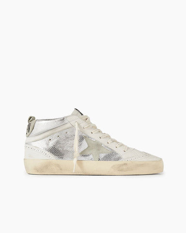 Women's Mid Star Leather Sneakers