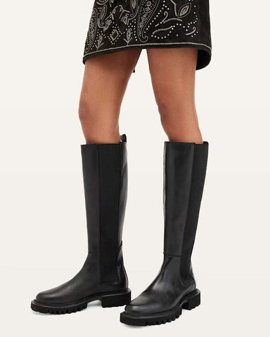 Long Leather Fashion Boots