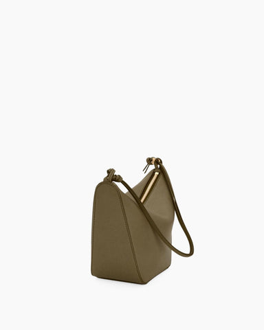 Small Convertible Leather Purse Unique Shape