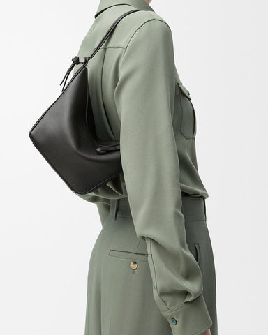 Small Convertible Leather Purse Unique Shape