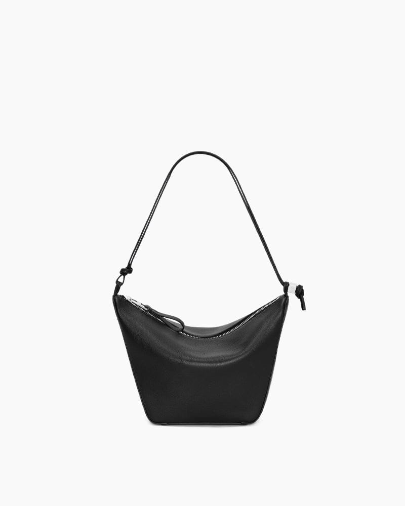 Small Convertible Leather Purse Unique Shape