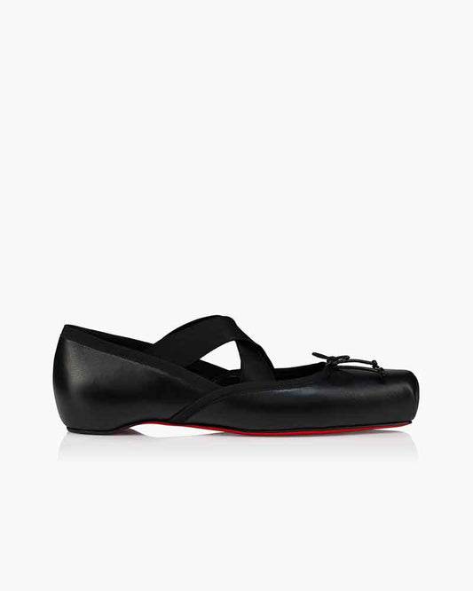 Satin Flat Shoe for Evening Comfort Grosgrain Trim