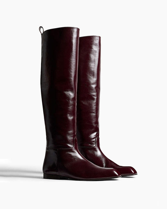 urban-chic-western-inspired-tall-boot-sculpted-low-heel