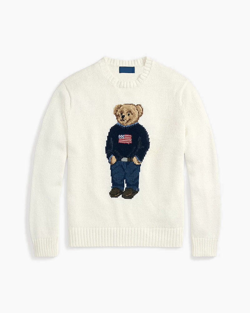womens-iconic-preppy-embroidered-bear-graphic-sweater