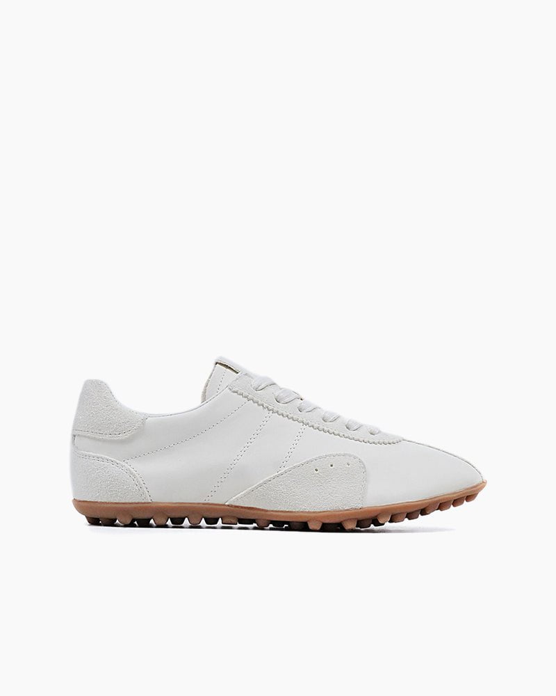 Retro Suede Nappa Leather Textured Sole Sneakers