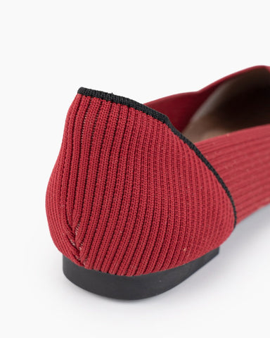 Comfortable Slip-on Washable Knit Flat Shoes