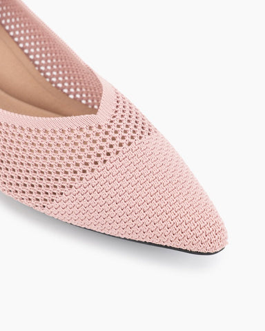 Pointed Toe Ballet Multi-color Mid-heel (Vita)