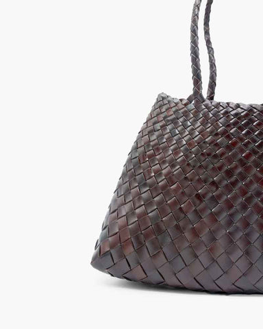 Everyday-City-Escape-Dark-Brown-Woven-Leather-Tote-2