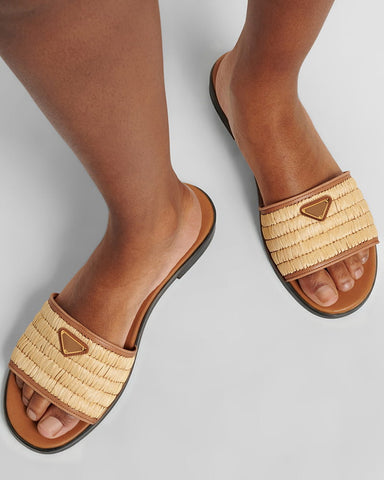 Resort Ready Raffia Platform Summer Sandals
