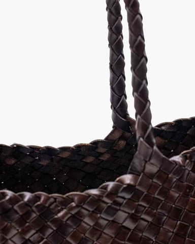 Everyday-City-Escape-Dark-Brown-Woven-Leather-Tote-3