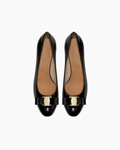 Elegant-Office-Day-Patent-Bow-Pumps-2
