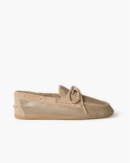 Urban Coastal Leisure Mesh Suede Deck Shoes