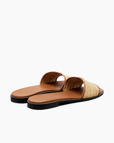Resort Ready Raffia Platform Summer Sandals
