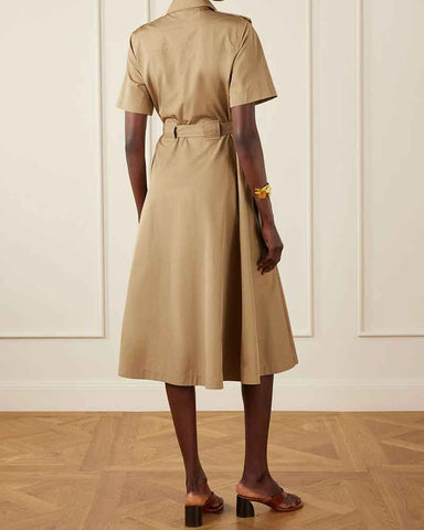 Chic-Weekday-Trench-Style-Belted-Midi-Dress-3