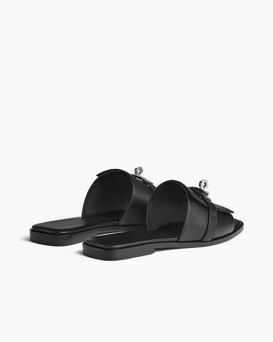 Urban-Stroll-Metal-Buckle-Leather-Slides-4