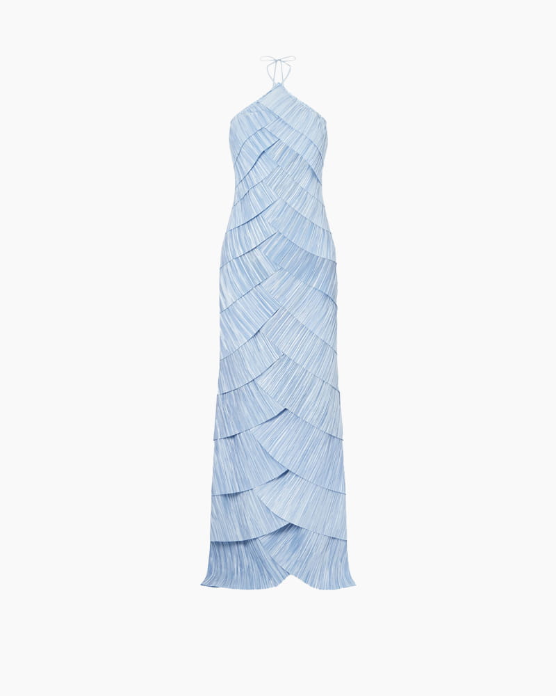 Evening-Tiered-Pleated-Halter-Maxi-Dress-3