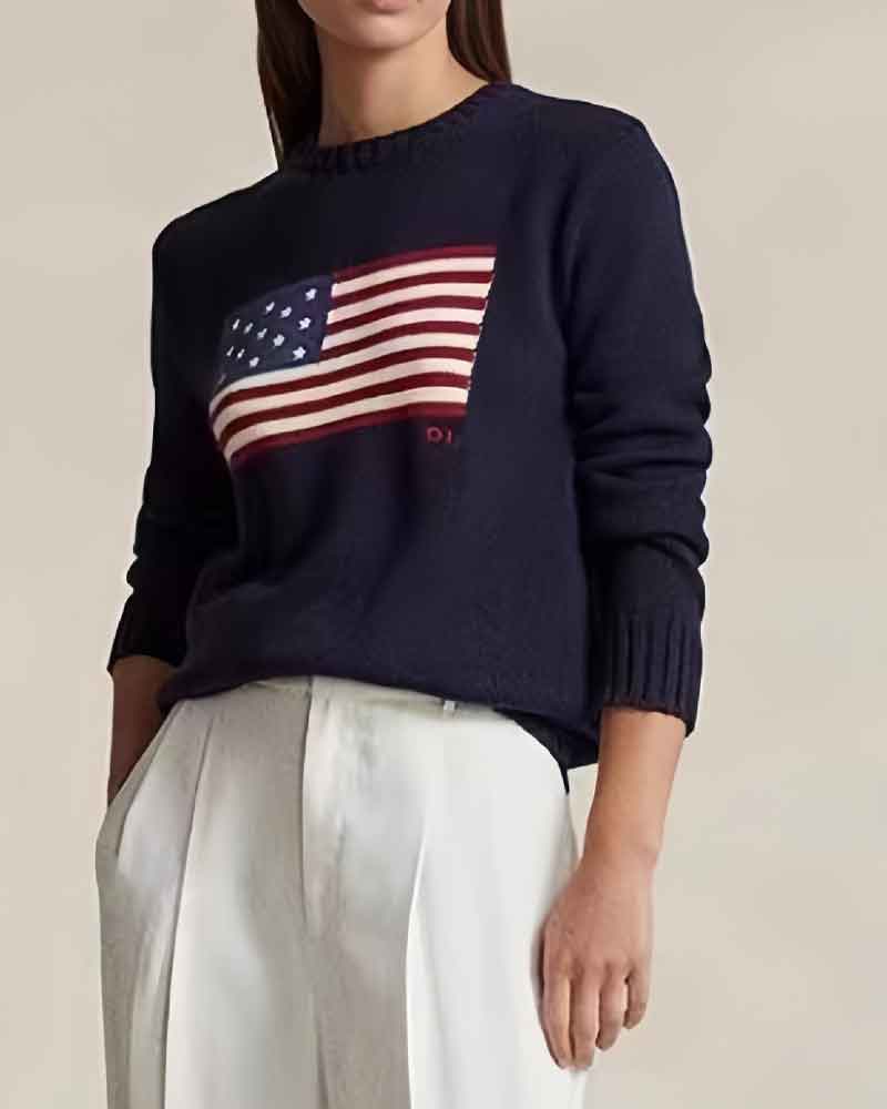 Cozy-Everyday-Flag-Knit-Casual-Sweater-2