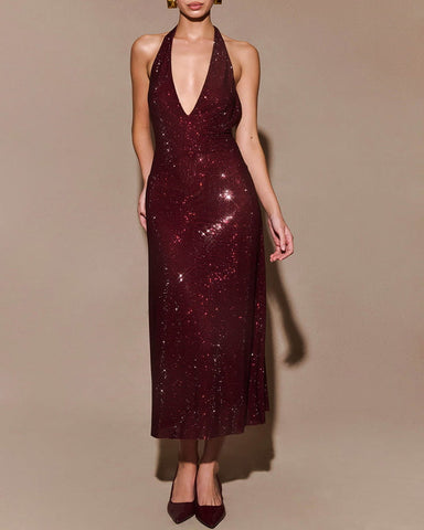 Elegant-Evening-Diamante-Halter-Midi-Dress-6
