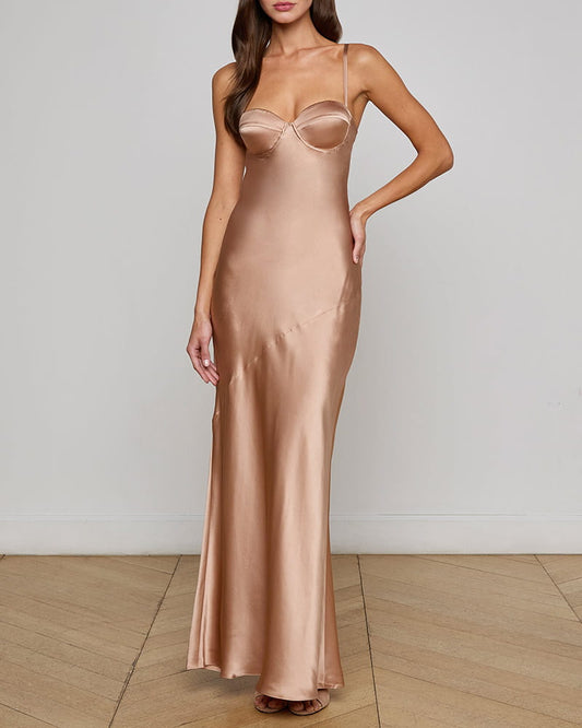 Romantic-Evening-Satin-One-Shoulder-Formal-Gown-4