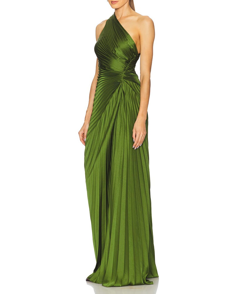 Glamorous-Evening-Pleated-One-Shoulder-Maxi-Dress-2