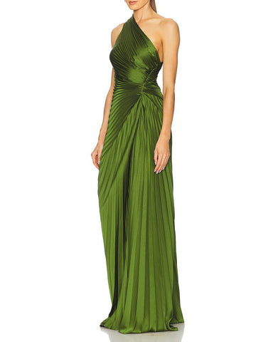 Glamorous-Evening-Pleated-One-Shoulder-Maxi-Dress-2