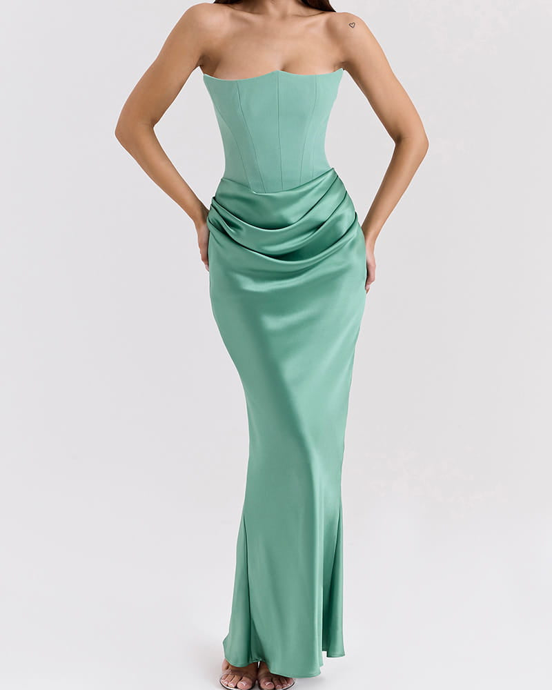 Garden-Soirée-Ivory-Strapless-Corset-Midi-Dress-12