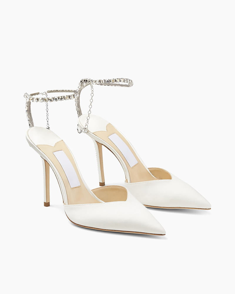 Glamorous-Evening-Crystal-Ankle-Strap-Satin-Heels-Wedding shoes
