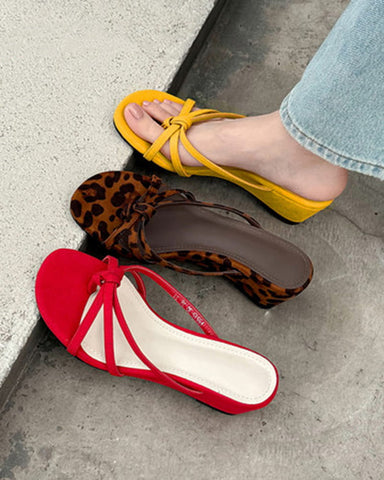 Casual-Street-Open-Toe-Mid-Heel-Slides-6