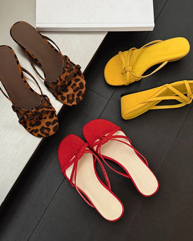 Casual-Street-Open-Toe-Mid-Heel-Slides-9