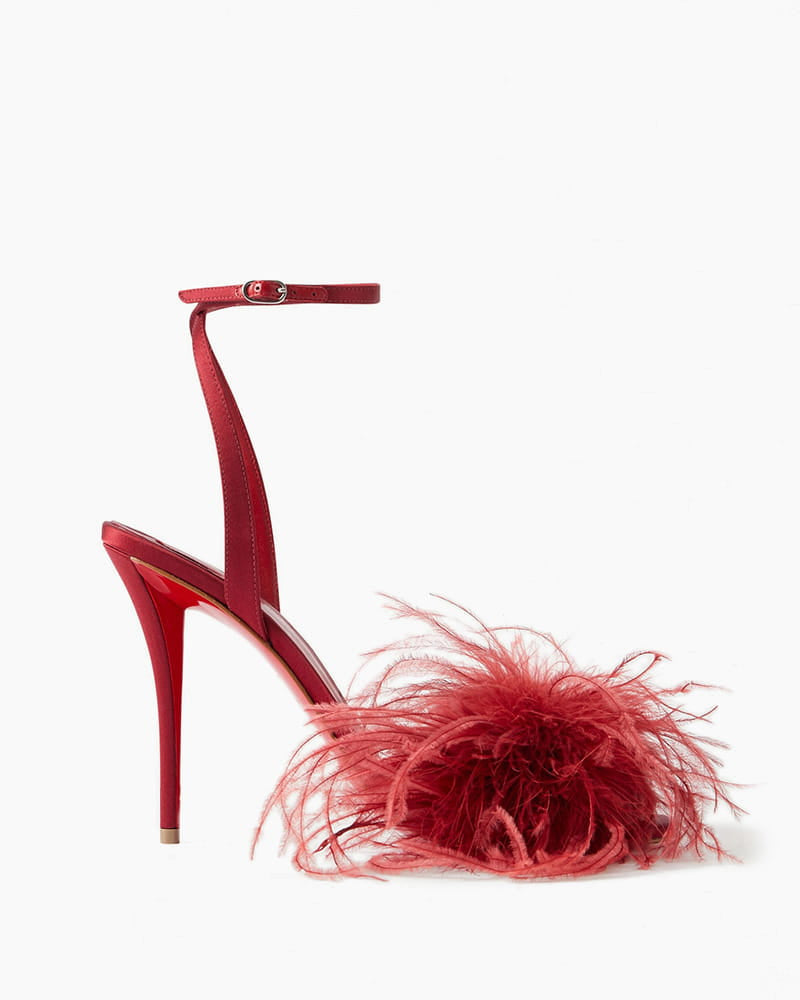 Glamorous-Evening-Feather-Ankle-Strap-Sandal-Heels-2