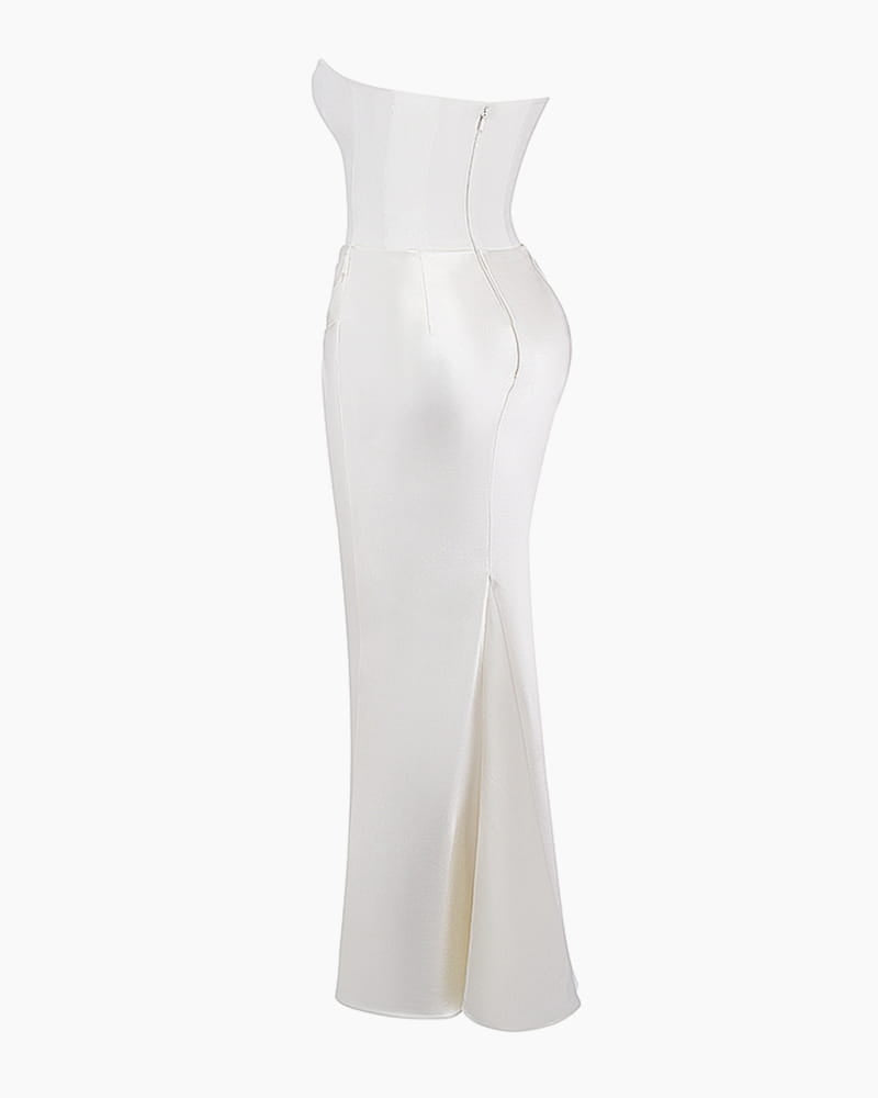 Garden-Soirée-Ivory-Strapless-Corset-Midi-Dress-36