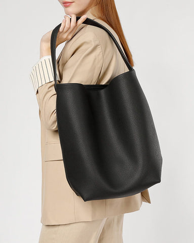 Urban-Commute-Large-Leather-Bucket-Shoulder-Bag-4