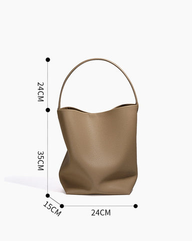 Urban-Commute-Large-Leather-Bucket-Shoulder-Bag-1