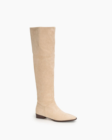 Wide Calf Knee High Pull On Fall Weather Winter Boots