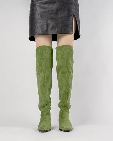 Wide Calf Knee High Pull On Fall Weather Winter Boots